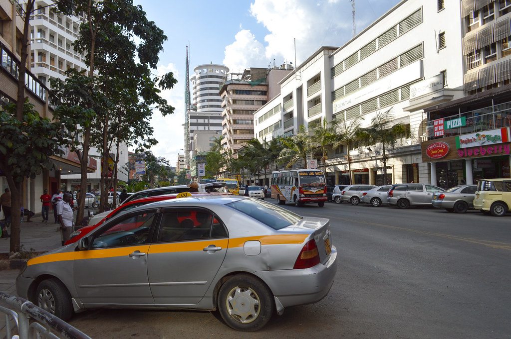 Nairobi central business district representing where Kenya NGOs register and operate