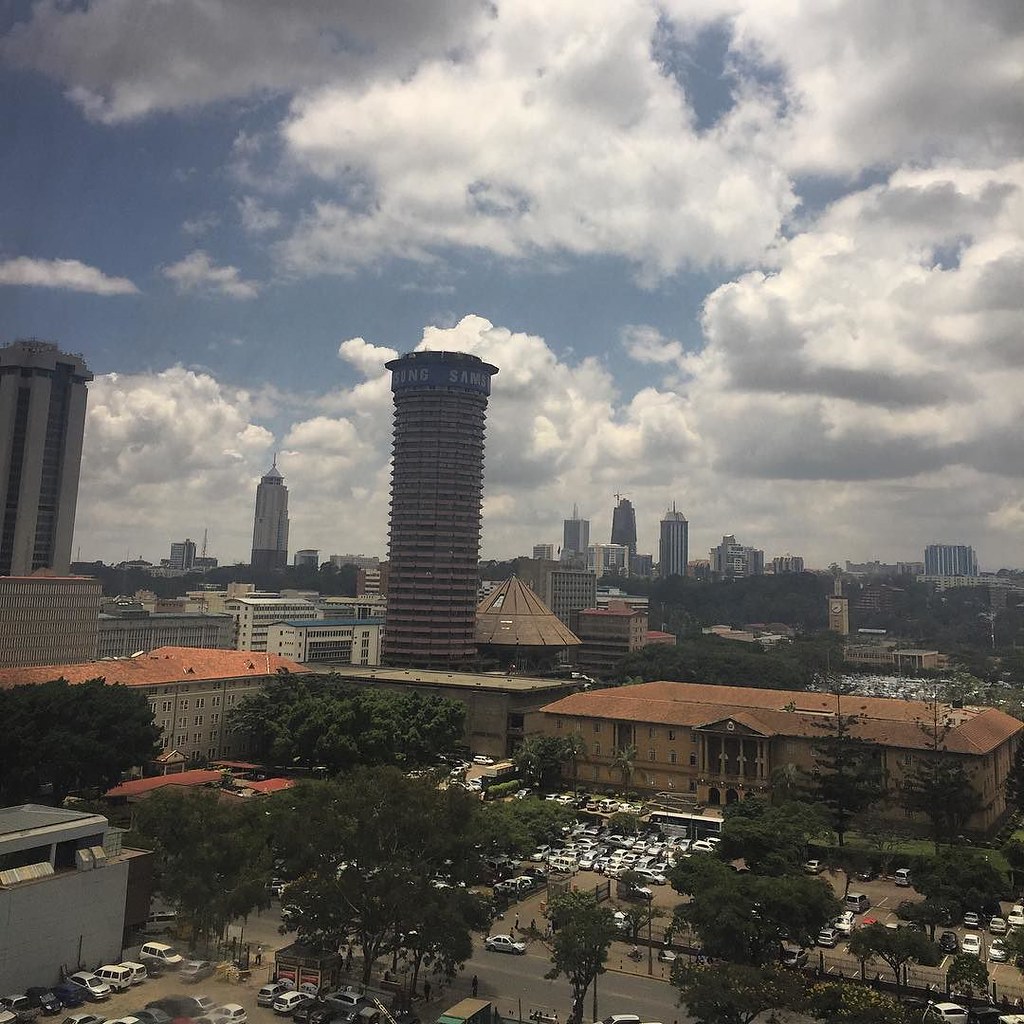 Kenyatta International Conference Centre in Nairobi, hub of Kenya's NGO job market
