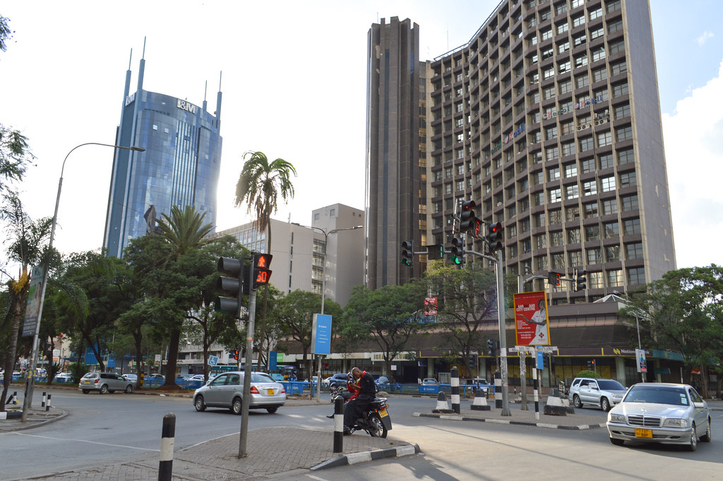 High-rise buildings in Nairobi CBD, part of the urban density behind Kenya USAR rescue capability