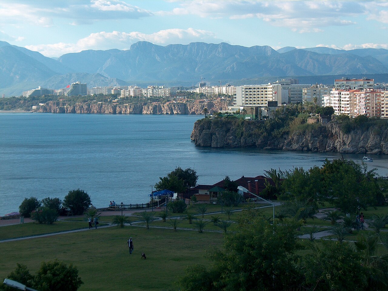 Antalya coastline and cliffs, host city of the COP31 climate conference that Kenyan NGOs can follow
