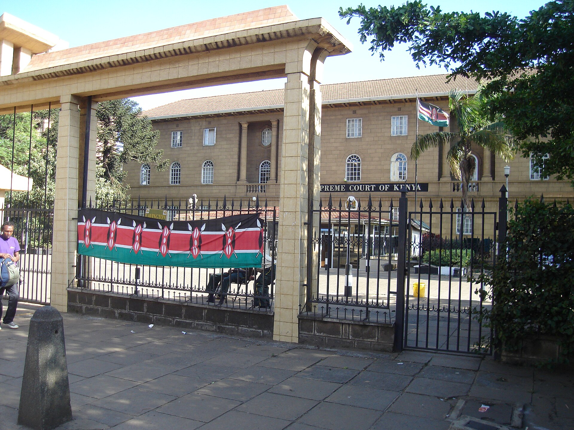 Supreme Court of Kenya building in Nairobi, symbol of human rights defenders protection in Kenya