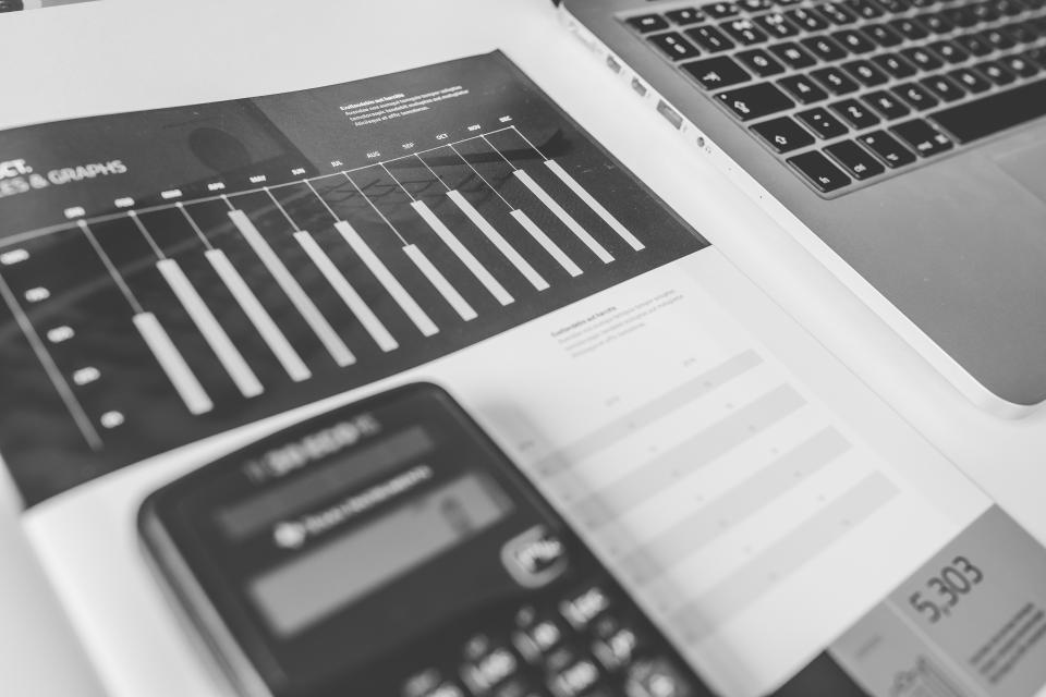 Calculator and numbers on a desk, used to work out NGO salaries in Kenya in 2026