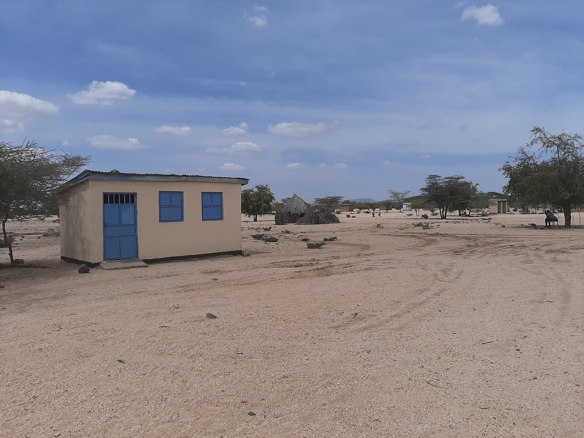 Rural dispensary in Turkana County, Kenya, where World Pneumonia Day 2026 messages on child care reach families